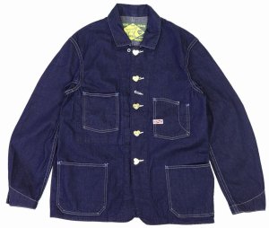 画像: 「TCB jeans/TCBジーンズ」キャットハートカバーオール【10ozデニム】