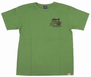 画像: 「STUDIO D'ARTISAN/ステュディオ・ダ・ルチザン」INDIGO JEANS プリントＴシャツ【グリーン】