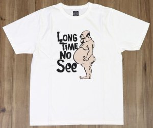 画像: 「JELADO/ジェラード」LONG TIME NO SEE プリント丸胴クルーネックTシャツ ワンウォッシュ【オフホワイト】