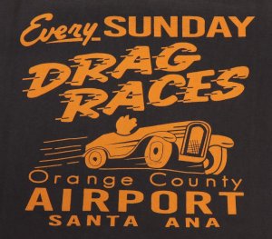 画像: 「STUDIO D'ARTISAN/ステュディオ・ダ・ルチザン」DRAG RACES 吊り編みプリントＴシャツ【C・ブラック】