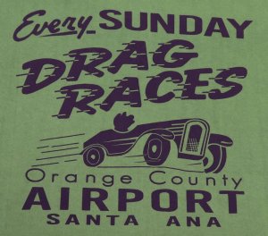 画像: 「STUDIO D'ARTISAN/ステュディオ・ダ・ルチザン」DRAG RACES 吊り編みプリントＴシャツ【グリーン】