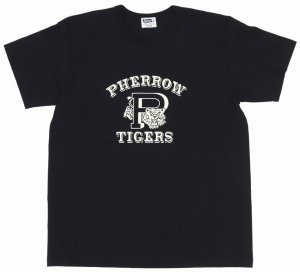 画像: 「Pherrow's/フェローズ」TIGERS プリントTシャツ PMTシリーズ【ブラック】