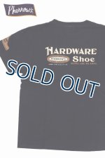画像: 「Pherrow's/フェローズ」HARD WARE Shoe プリントTシャツ PTシリーズ【S・ブラック】