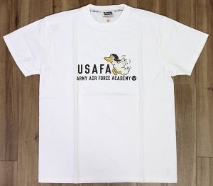 画像: 「Pherrow's/フェローズ」USAFA プリントTシャツ PTシリーズ【ホワイト】