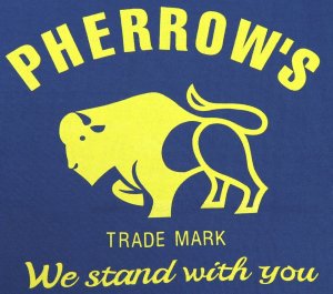 画像: 「Pherrow's/フェローズ」ウクライナ人道支援チャリティ プリントTシャツ PTシリーズ【ブルーブルー】