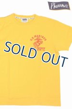 画像: 「Pherrow's/フェローズ」U.S.MARINES プリントTシャツ PTシリーズ【イエロー】