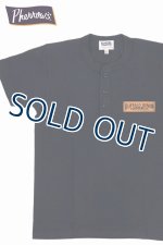 画像: 「Pherrow's/フェローズ」BUFFALO DENIM ヘンリーネックプリントＴシャツ【S・ブラック】
