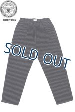 画像: 「HOUSTON/ヒューストン」ウォバッシュイージーパンツ【硫化ブラック】