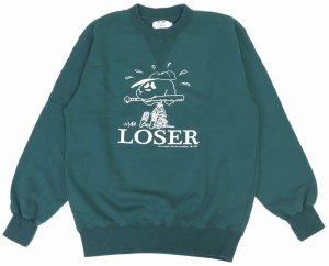 画像: 「FREE RAGE/フリーレイジ」LOSER クラシッククルースウェット【グリーン】