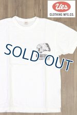 画像: 「UES/ウエス」TIPI CAMP プリントTシャツ【ホワイト】