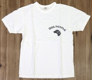 画像: 「UES/ウエス」DOG PEOPLE プリントTシャツ【ホワイト】