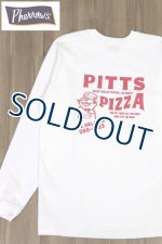 画像: 「Pherrow's/フェローズ」PITTS PIZZA プリントロンT【ホワイト】