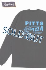 画像: 「Pherrow's/フェローズ」PITTS PIZZA プリントロンT【チャコール】