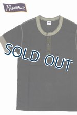 画像: 「Pherrow's/フェローズ」ヘンリーネックＴシャツ PHT【チャコール】
