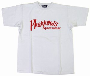 画像: 「Pherrow's/フェローズ」Pherrow'sロゴTシャツ PTシリーズ【スカイグレー】