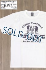 画像: 「STUDIO D'ARTISAN/ステュディオ・ダ・ルチザン」IMAGE プリントＴシャツ【ホワイト】