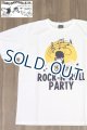 画像: 「STUDIO D'ARTISAN/ステュディオ・ダ・ルチザン」ROCK-N-ROLL PARTY プリントＴシャツ【ホワイト】