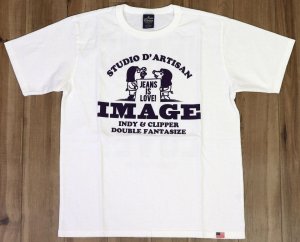 画像: 「STUDIO D'ARTISAN/ステュディオ・ダ・ルチザン」IMAGE プリントＴシャツ【ホワイト】