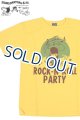 画像: 「STUDIO D'ARTISAN/ステュディオ・ダ・ルチザン」ROCK-N-ROLL PARTY プリントＴシャツ【イエロー】