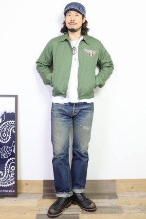 画像: 「STUDIO D'ARTISAN/ステュディオ・ダ・ルチザン」コットンサテン刺繍ジャケット【アーミーグリーン】
