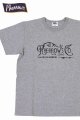 画像: 「Pherrow's/フェローズ」PHERROW'S CoプリントTシャツ PMTシリーズ【H・グレー】