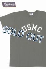 画像: 「Pherrow's/フェローズ」USMCプリントTシャツ PMTシリーズ【オリーブ】
