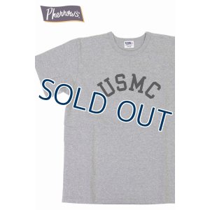 画像1: 「Pherrow's/フェローズ」USMCプリントTシャツ PMTシリーズ【H・グレー】 (1)