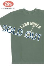 画像: 「UES/ウエス」LAWN MOWER プリントTシャツ【グリーン】
