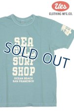 画像: 「UES/ウエス」SEAGULL プリントTシャツ【サックス】