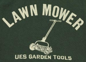 画像: 「UES/ウエス」LAWN MOWER プリントTシャツ【グリーン】