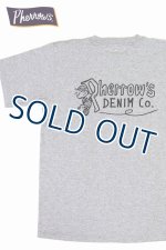 画像: 「Pherrow's/フェローズ」Pherrow’ｓ DENIM Co プリントTシャツ PTシリーズ【H.グレー】