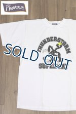 画像: 「Pherrow's/フェローズ」THUNDERSTORM SUPER CAT プリントTシャツ PTシリーズ【ホワイト】
