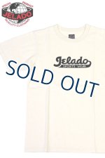 画像: 「JELADO/ジェラード」JELADOロゴ プリント丸胴クルーネックTシャツ【バニラ】