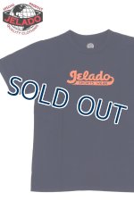 画像: 「JELADO/ジェラード」JELADOロゴ プリント丸胴クルーネックTシャツ【オールドネイビー】