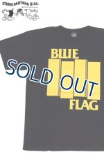 画像: 「STUDIO D'ARTISAN/ステュディオ・ダ・ルチザン」BLUE FLAG プリントＴシャツ【ブラック】