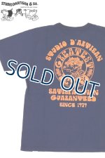 画像: 「STUDIO D'ARTISAN/ステュディオ・ダ・ルチザン」GREATST DENIM プリントＴシャツ【ネイビー】