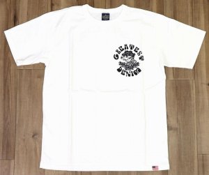 画像: 「STUDIO D'ARTISAN/ステュディオ・ダ・ルチザン」GREATST DENIM プリントＴシャツ【ホワイト】