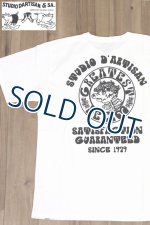 画像: 「STUDIO D'ARTISAN/ステュディオ・ダ・ルチザン」GREATST DENIM プリントＴシャツ【ホワイト】