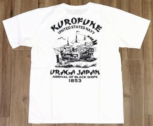 画像: 「STUDIO D'ARTISAN/ステュディオ・ダ・ルチザン」KUROFUNE プリントＴシャツ【ホワイト】