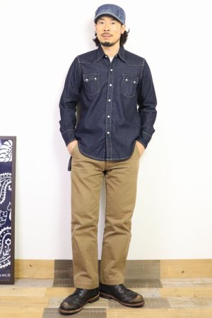 画像: 「TCB jeans/TCBジーンズ」デュードランチシャツ【8.5ozデニム】