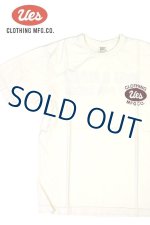 画像: 「UES/ウエス」スーピマ天竺UESプリントTシャツ【オフホワイト】