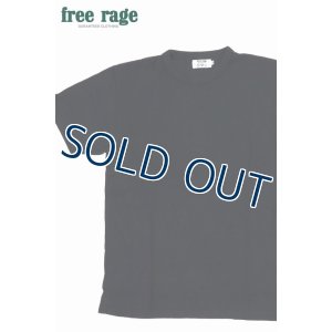 画像1: 「FREE RAGE/フリーレイジ」無地リサイクルコットンTシャツ【スミ】 (1)