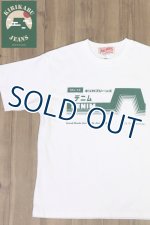 画像: 「KIRIKABU JEANS/キリカブジーンズ」デニム プリントTシャツ【ホワイト×グリーン】