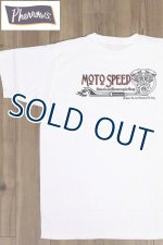 画像: 「Pherrow's/フェローズ」MOTO SPEED プリントTシャツ PTシリーズ【ホワイト】