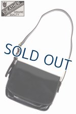 画像: 「Y'2 LEATHER/Y'2レザー」ホースハイドメールバッグ【ブラック】