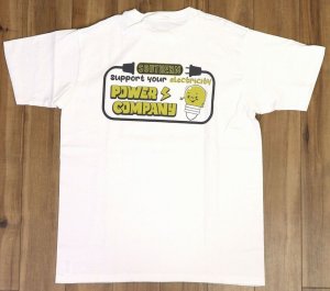 画像: 「Pherrow's/フェローズ」POWER COMPANY プリントTシャツ PTシリーズ【ホワイト】