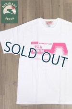 画像: 「KIRIKABU JEANS/キリカブジーンズ」デニム プリントTシャツ【ホワイト×ピンク】