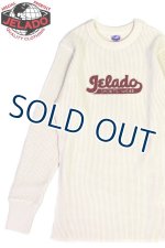 画像: 「JELADO/ジェラード」Jeladoプリントクルーネックメガサーマル【バニラ】