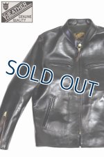 画像: 「Y'2 LEATHER/Y'2レザー」ヴィンテージホースライトシングルライダース【ブラック】