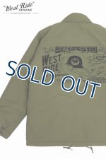 画像: 「WEST RIDE/ウエストライド」CHOPPER SAVED MY LIFE サイクル ファー ウィンドブレーカー【オリーブ】